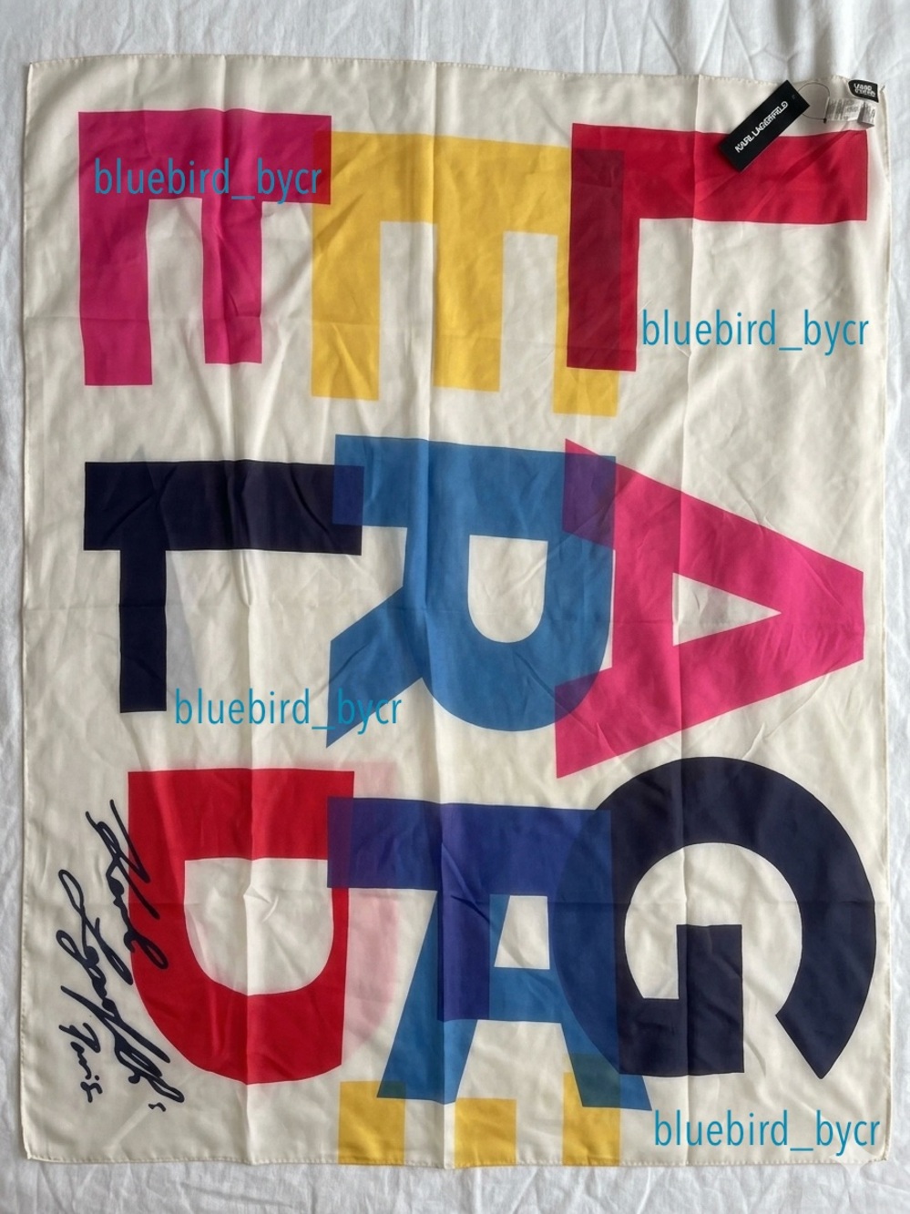 Karl Lagerfeld Scarf - Picture 3 of 14